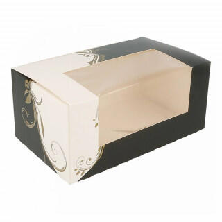 Коробка для торта с окном 18*11*8 см, белая, картон, Garcia de Pou Испания